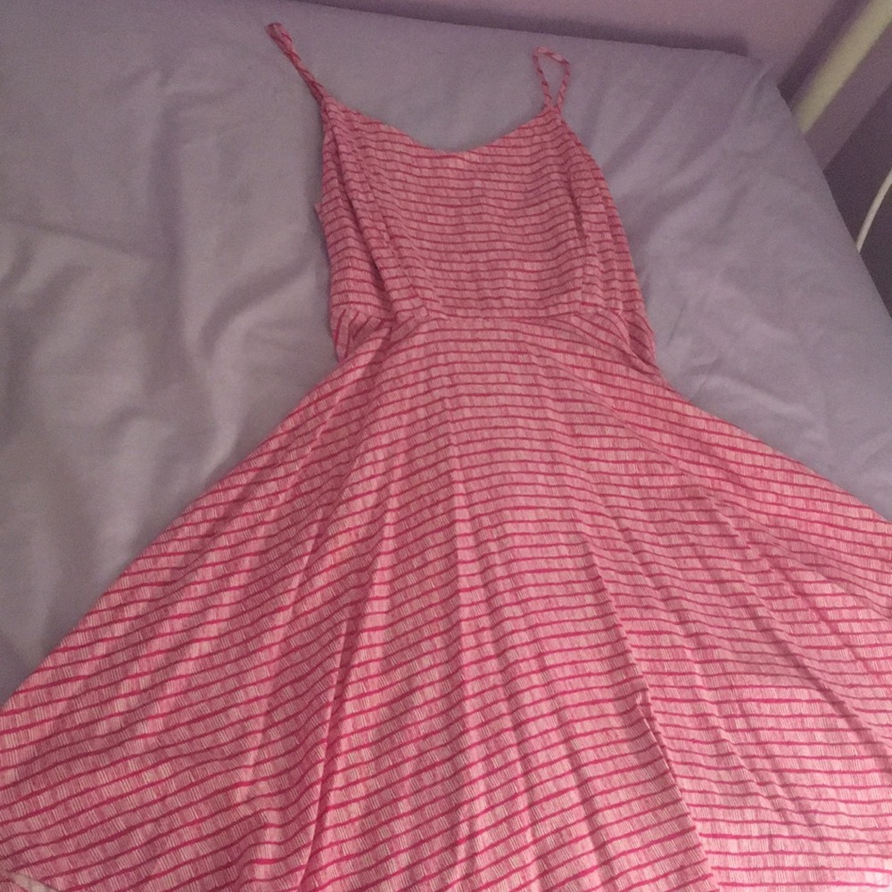 Pink striped dress from Old Navy